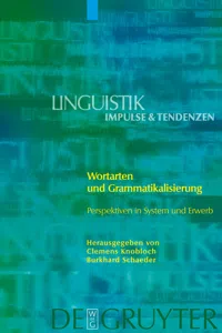 Wortarten und Grammatikalisierung_cover