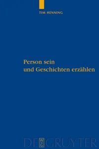 Person sein und Geschichten erzählen_cover