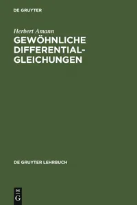 Gewöhnliche Differentialgleichungen_cover