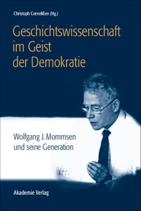 Geschichtswissenschaft im Geist der Demokratie_cover