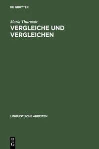 Vergleiche und Vergleichen_cover