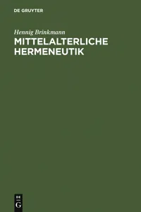 Mittelalterliche Hermeneutik_cover