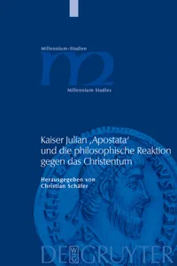 Kaiser Julian 'Apostata' und die philosophische Reaktion gegen das Christentum_cover