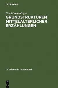 Grundstrukturen mittelalterlicher Erzählungen_cover