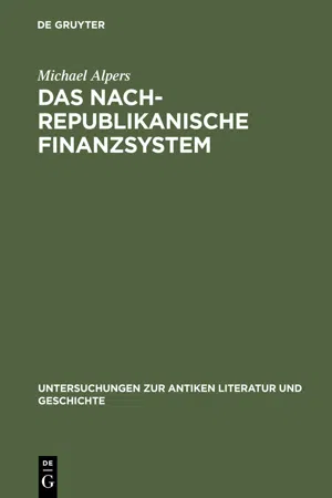 Das nachrepublikanische Finanzsystem