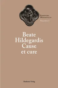 Beate Hildegardis Cause et cure_cover