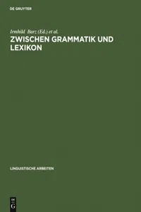 Zwischen Grammatik und Lexikon_cover