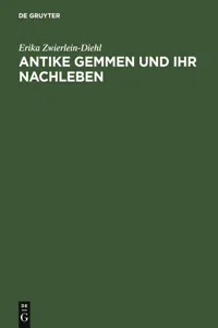 Antike Gemmen und ihr Nachleben_cover