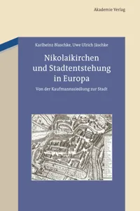 Nikolaikirchen und Stadtentstehung in Europa_cover