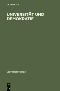 Universität und Demokratie_cover