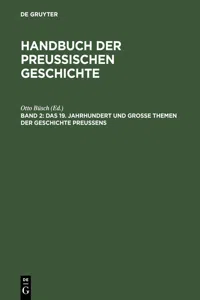 Das 19. Jahrhundert und Große Themen der Geschichte Preußens_cover