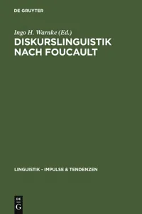 Diskurslinguistik nach Foucault_cover