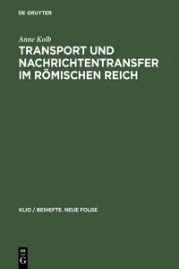 Transport und Nachrichtentransfer im Römischen Reich_cover