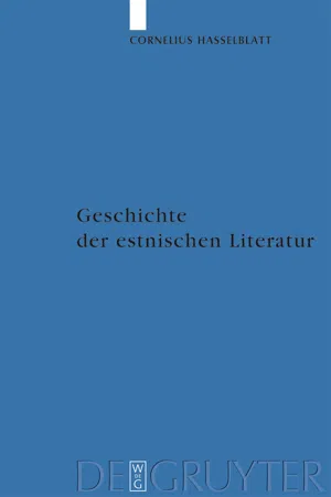 Geschichte der estnischen Literatur