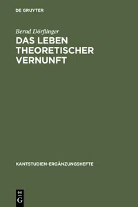 Das Leben theoretischer Vernunft_cover