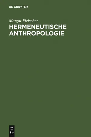 Hermeneutische Anthropologie