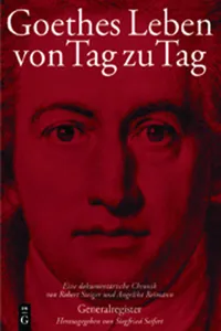 Goethes Leben von Tag zu Tag_cover