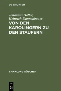 Von den Karolingern zu den Staufern_cover