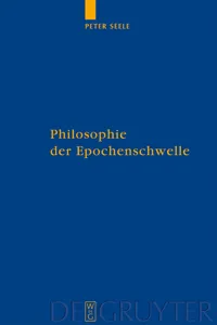 Philosophie der Epochenschwelle_cover