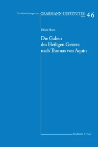 Die Gaben des Heiligen Geistes nach Thomas von Aquin_cover