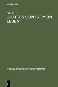 "Gottes Sein ist mein Leben"_cover