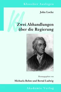 John Locke: Zwei Abhandlungen über die Regierung_cover