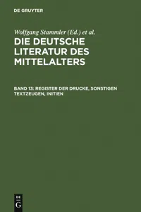 Register der Drucke, Sonstigen Textzeugen, Initien_cover