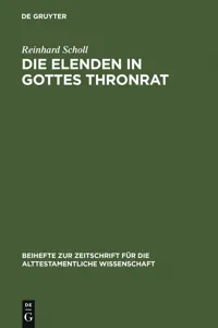 Die Elenden in Gottes Thronrat_cover