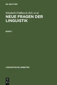 Neue Fragen der Linguistik_cover