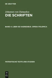 Liber de haeresibus. Opera polemica_cover