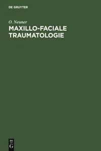 Maxillo-faciale Traumatologie_cover