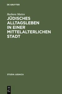 Jüdisches Alltagsleben in einer mittelalterlichen Stadt_cover