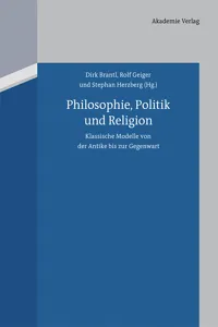 Philosophie, Politik und Religion_cover