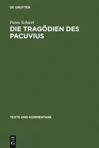 Die Tragödien des Pacuvius_cover