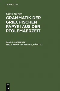 Analytischer Teil, Hälfte 2_cover