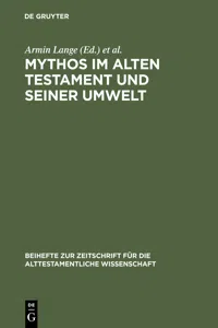 Mythos im Alten Testament und seiner Umwelt_cover