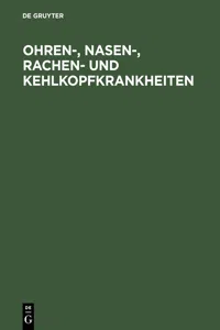 Ohren-, Nasen-, Rachen- und Kehlkopfkrankheiten_cover