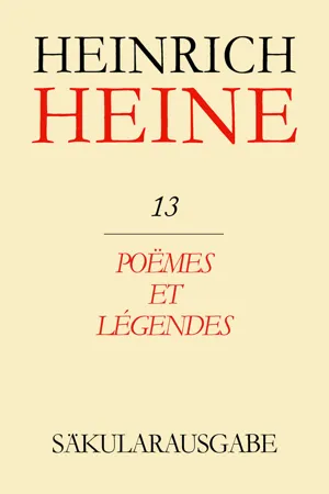 Poëmes et Légendes