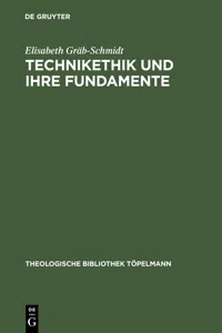 Technikethik und ihre Fundamente_cover