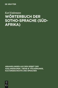 Wörterbuch der Sotho-Sprache_cover