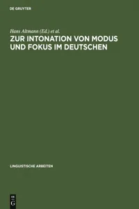 Zur Intonation von Modus und Fokus im Deutschen_cover