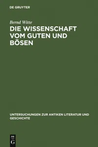 Die Wissenschaft vom Guten und Bösen_cover