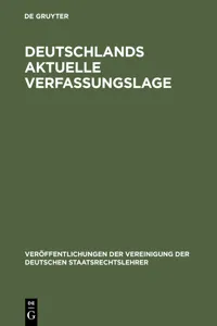 Deutschlands aktuelle Verfassungslage_cover