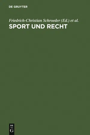 Sport und Recht