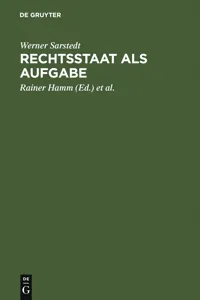 Rechtsstaat als Aufgabe_cover