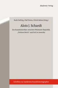 Alois J. Schardt_cover