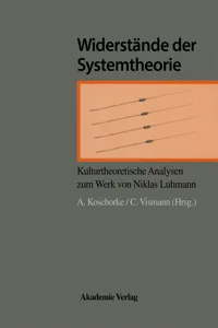 Widerstände der Systemtheorie_cover