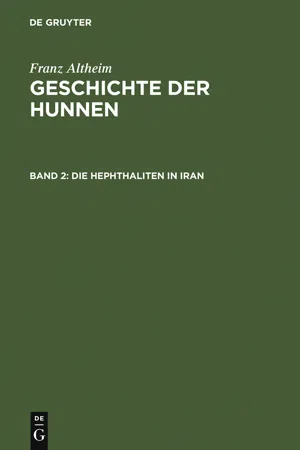 Die Hephthaliten in Iran