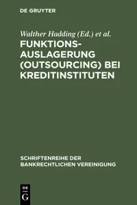 Funktionsauslagerung bei Kreditinstituten_cover