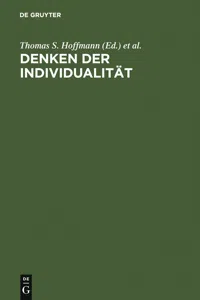 Denken der Individualität_cover